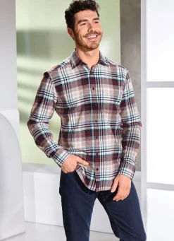 Herren BADER "King's Road"-Flanellhemd