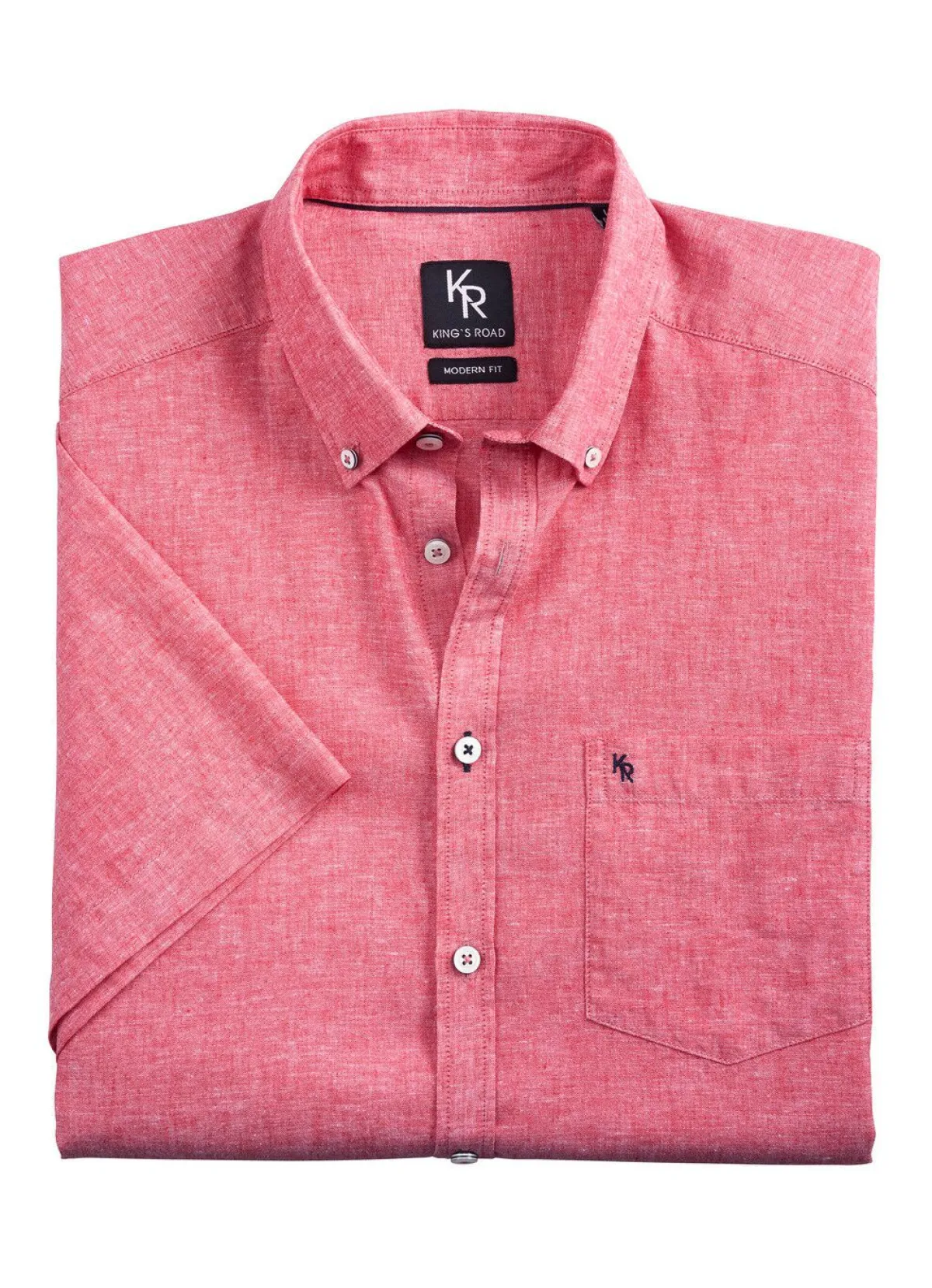Herren BADER "King's Road"-Hemd mit Button-Down-Kragen in 4 Farben