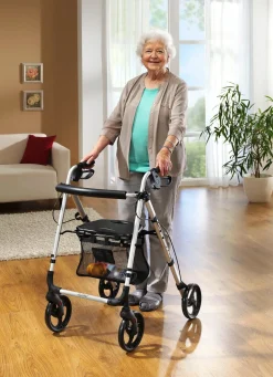BADER Klappbarer Alu-Rollator