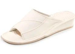 Damen BADER Klassische Damen-Pantoletten, aus Leder
