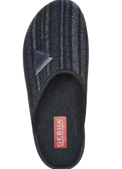 Herren BADER Klassische Herren-Hausschuhe, aus Textil