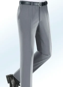 Herren KLAUS MODELLE MADE IN GERMANY "Klaus Modelle"-Dehnbundhose mit Gürtel in 4 Farben