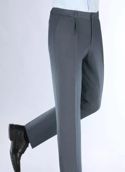 Herren BADER "Klaus Modelle"-Hose mit Bundfalten in 3 Farben