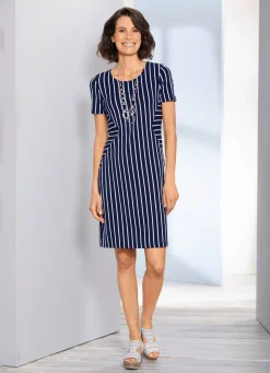 Damen BADER Kleid in angesagter Streifenoptik
