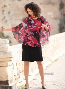 Damen BADER Kleid in angesagter Two-in-One-Optik