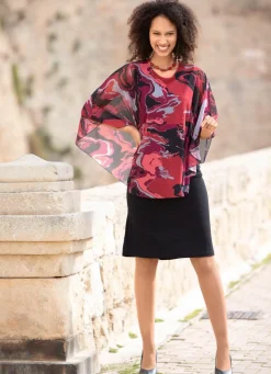 Damen BADER Kleid in angesagter Two-in-One-Optik