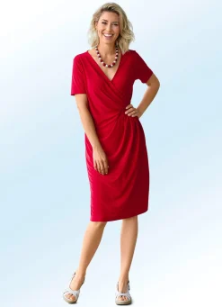 Damen BADER Kleid in angesagter Wickeloptik