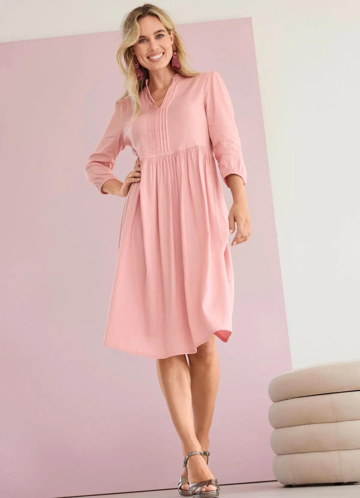 Damen Tizia Kleid in Schlupfform