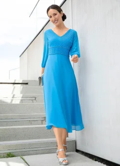 Damen BADER Kleid mit feinen Zierkugeln