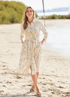 Damen Tizia Kleid mit Hemdkragen