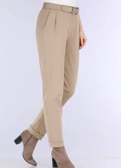 Damen KLAUS MODELLE MADE IN GERMANY Knöchellange Hose in Schlupfform