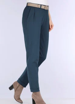 Damen KLAUS MODELLE MADE IN GERMANY Knöchellange Hose in Schlupfform