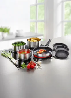 BADER Kochgeschirr-Set aus rostfreiem , 8-teilig