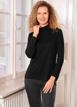 Damen BADER Kombifreundliches Rollkragenshirt in 2 Farben