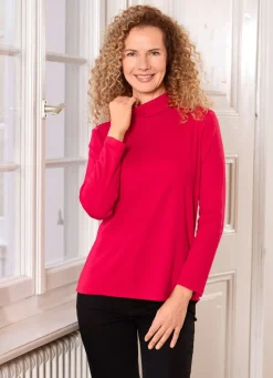 Damen BADER Kombifreundliches Rollkragenshirt in 2 Farben