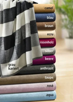 BADER Kuschelig-weiche Schlafdecke Cotton Home