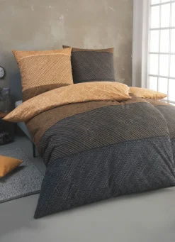 IRISETTE Kuschelweiche Bettwäsche-Garnitur aus Baumwolle