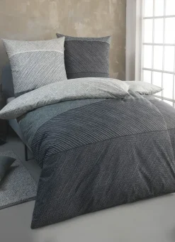 IRISETTE Kuschelweiche Bettwäsche-Garnitur aus Baumwolle
