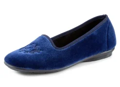 Damen LAURINA Haus-Ballerina mit stilvoller Stickerei