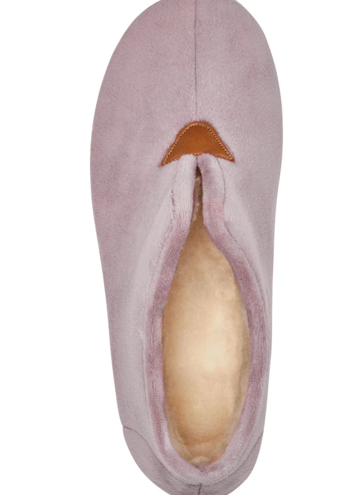 Damen LAURINA Hausschuh aus samtigen Textilmaterial