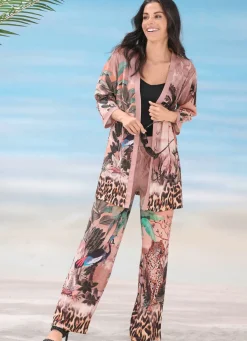 Damen LAURINA Hose mit farbbrillantem Druckdessin
