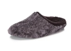 Damen LAURINA Pantoffel aus sehr kuscheligem Plüschmaterial