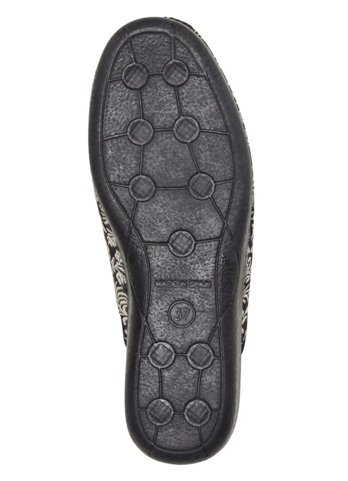 Damen LAURINA Pantoffel mit Blumen-Stickerei