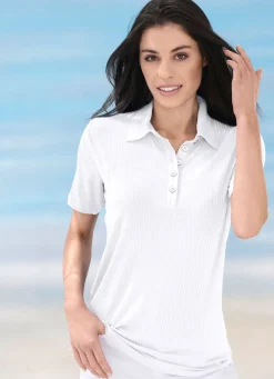 Damen LAURINA Poloshirt mit Knopfleiste
