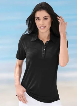 Damen LAURINA Poloshirt mit Knopfleiste