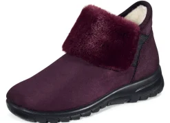 Damen LAURINA Schlupf-Stiefelette mit kuscheligem Plüschbesatz