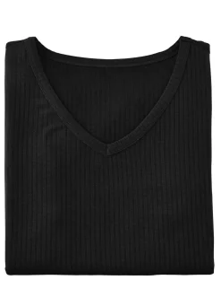 Damen LAURINA Shirt mit V-Ausschnitt
