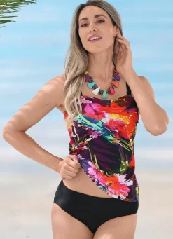 Damen LAURINA Tankini mit verstell- und abnehmbaren Trägern und Softschalen