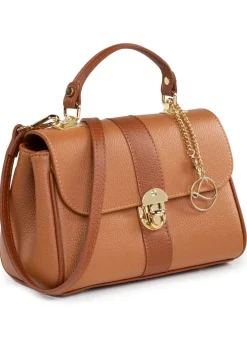 Damen LAURINA Tasche aus genarbtem Kalb-Nappaleder