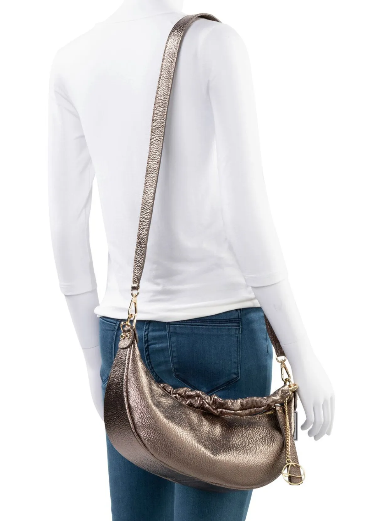 Damen LAURINA Tasche aus genarbtem Kalb-Nappaleder