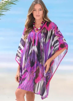 Damen LAURINA Tunika, leicht transparent