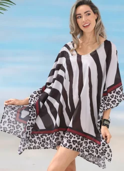 Damen LAURINA Tunika, leicht transparent
