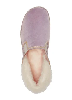 Damen LAURINA , warme Damen-Hausschuhe, mit Gummizug