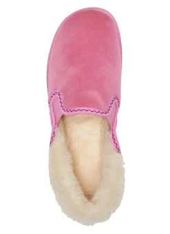 Damen LAURINA , warme Damen-Hausschuhe, mit Gummizug