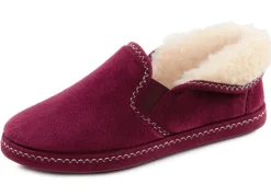 Damen LAURINA , warme Damen-Hausschuhe, mit Gummizug
