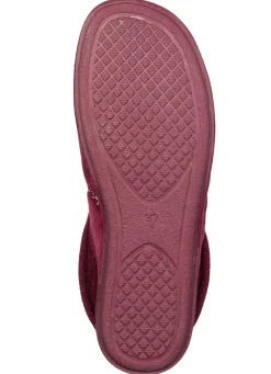 Damen LAURINA , warme Damen-Hausschuhe, mit Gummizug