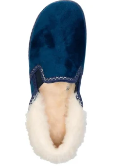 Damen LAURINA , warme Damen-Hausschuhe, mit Gummizug