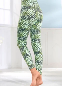 Damen LAURINA Zweierpack Leggings mit Gummizug im Bund
