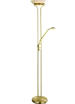 BADER LED-Deckenfluter mit Lesearm und Dimmer