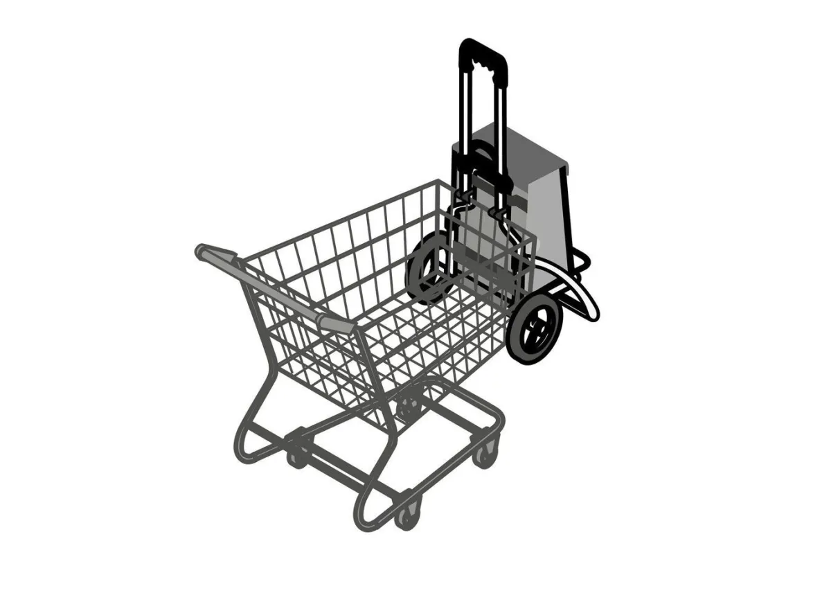 ANDERSEN Leichter und leiser Einkaufsroller Royal Shopper