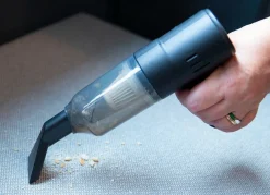 LIVINGTON Pocket Vac 2-in1 Mini-Akku-Handstaubsauger