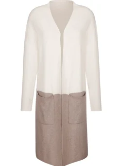 Damen BADER Long-Strickjacke mit Kaschmir
