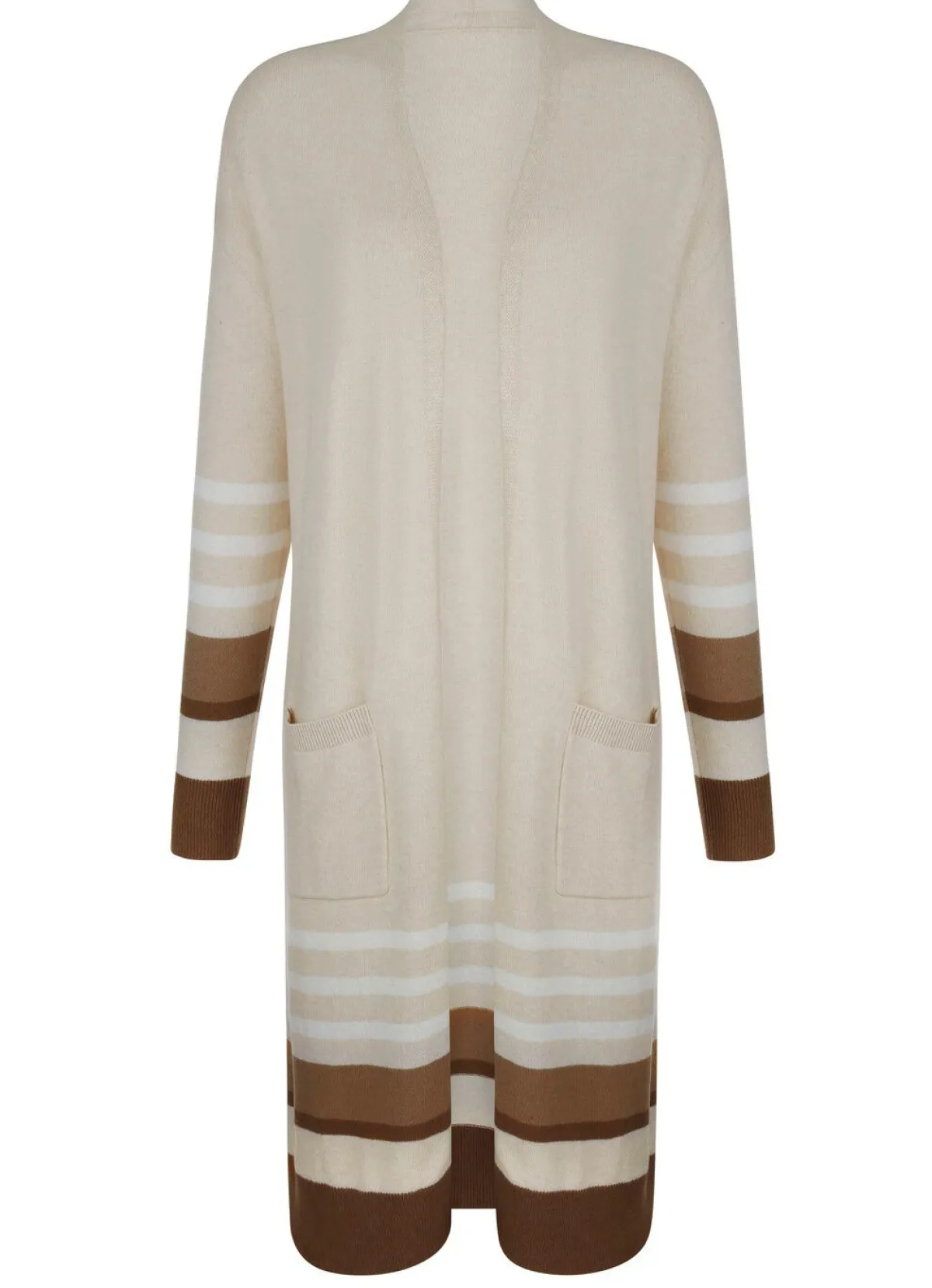 Damen BADER Long-Strickjacke mit Kaschmir