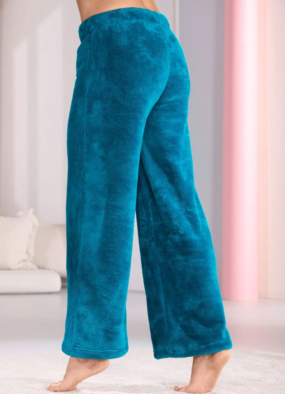 Damen LAURINA Lounge-Anzug von mit durchgeknöpftem Oberteil