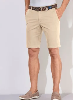 Herren REDPOINT Lässige ""-Bermudas mit Stoffgürtel in 3 Farben