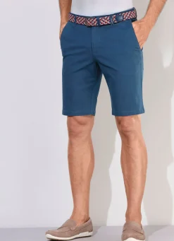 Herren REDPOINT Lässige ""-Bermudas mit Stoffgürtel in 3 Farben